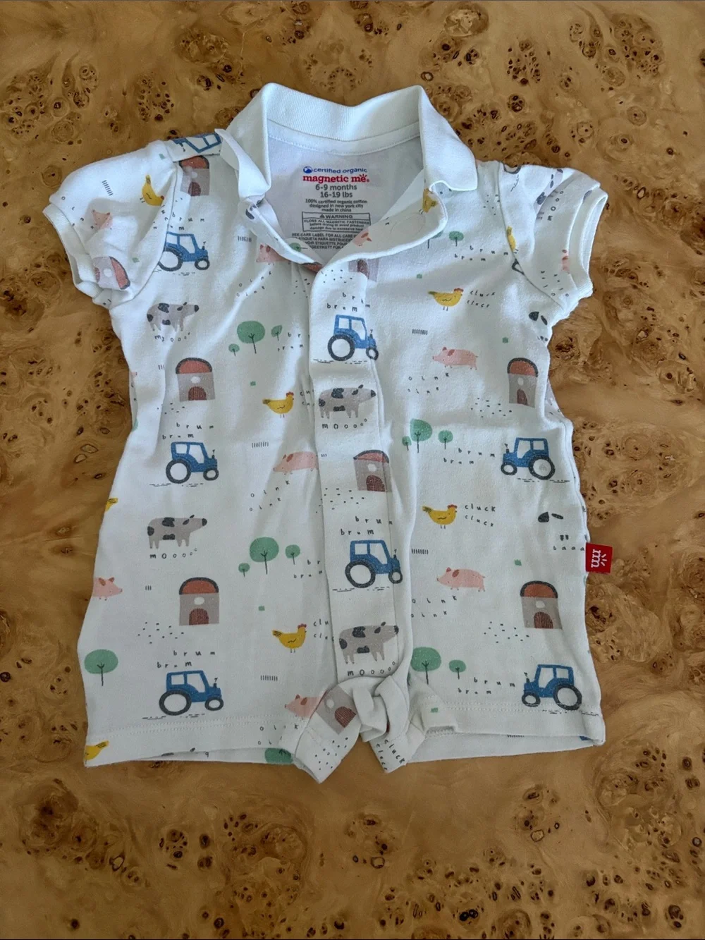 Magnetic Me Farm Romper